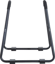 HOMdotCOM Dip station met lussen zwart