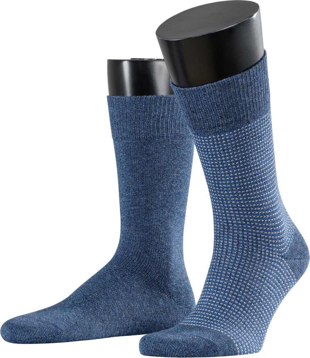 Esprit Contrasty Piqué  Fantasiesok Heren 17864 - Blauw 6570 enzian Heren - 39-42