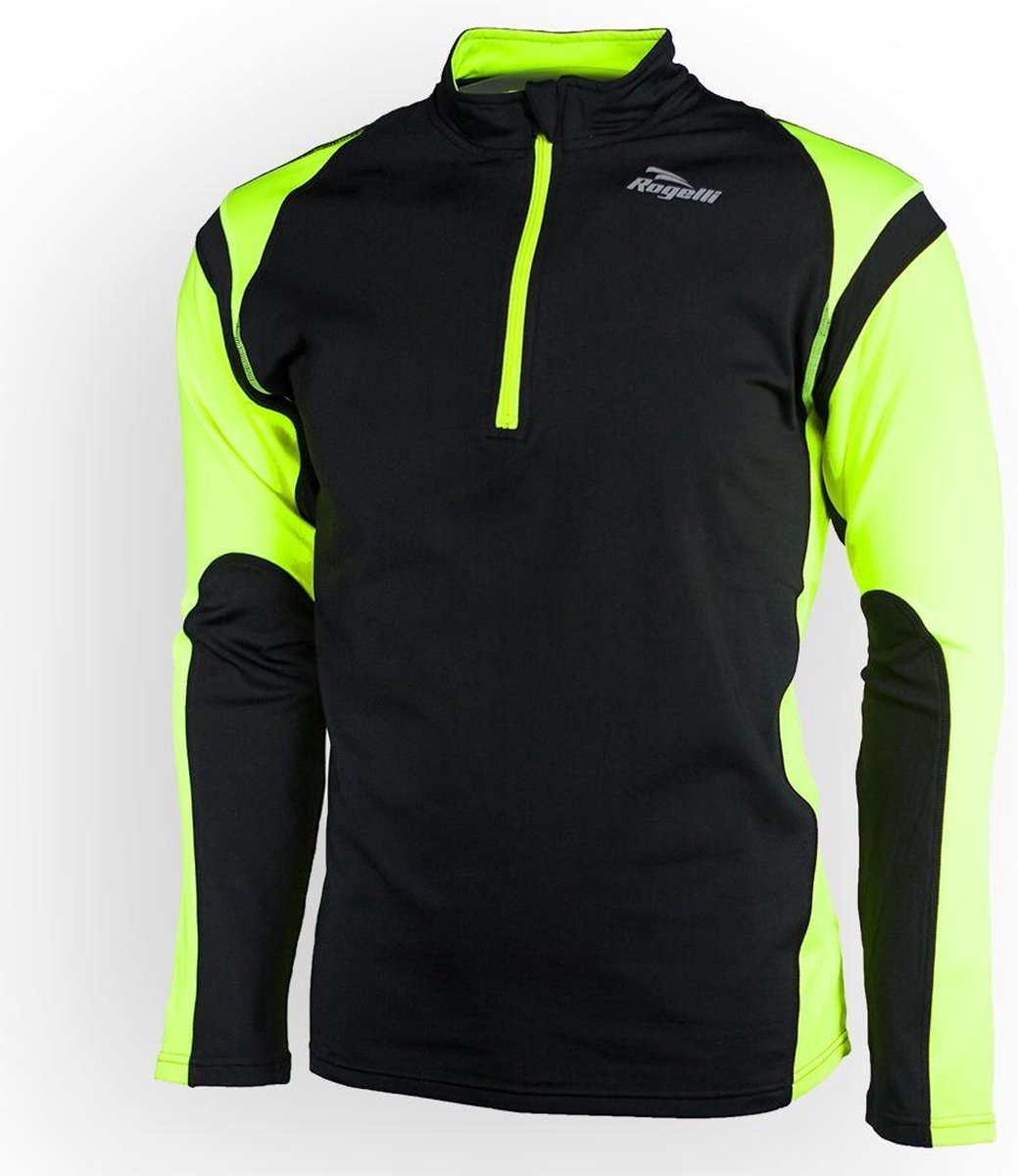 Rogelli Runningtop Dillon Zwart/Fluor  3XL