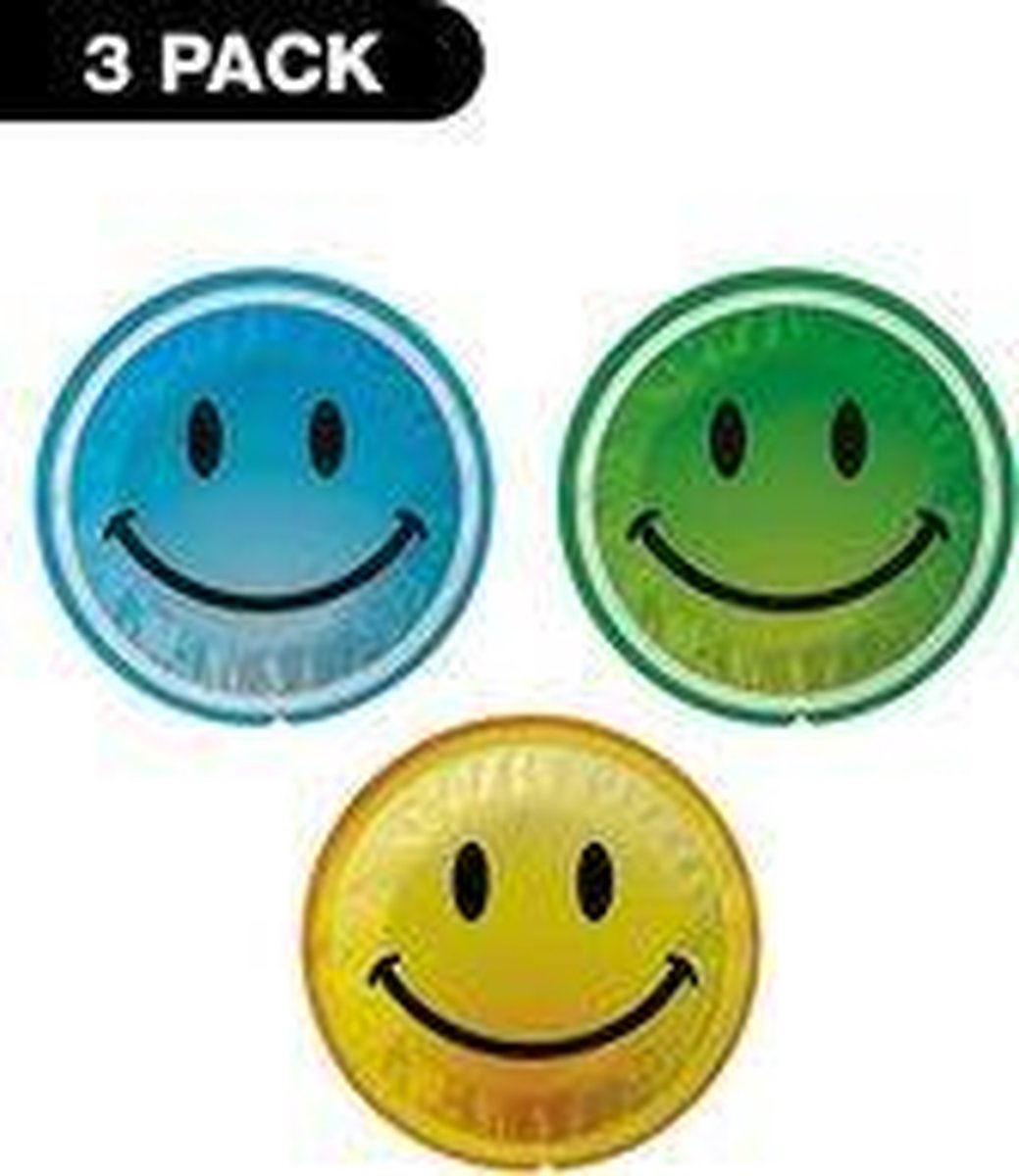 Exs Smiley Face - 3 pack