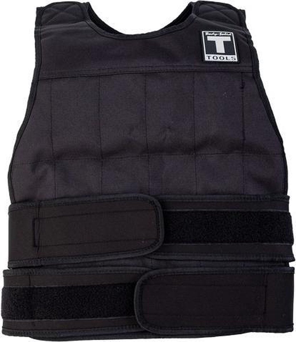 Gewichtsvest - 20 lb - 9.08 kg - Zwart - Nylon
