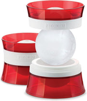 Zoku IJsbalmaker voor glas set van twee Rood