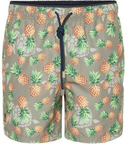 Ramatuelle Zwembroek Jongens - Tortola  - Maat 140 - Kleur  Groen / Khaki