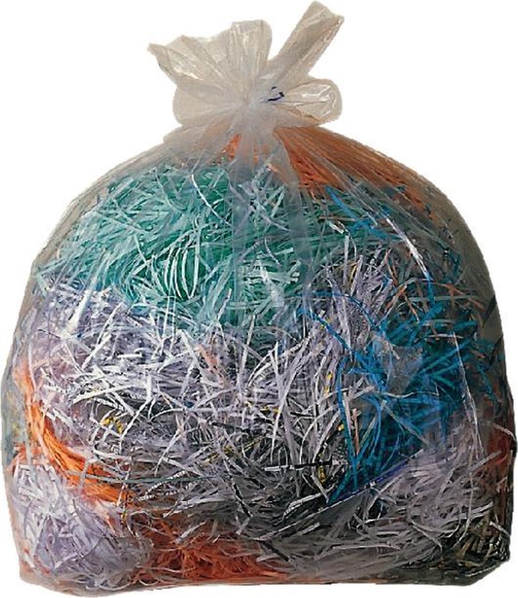 Papiervernietigerzak Vepabins 188 x 190 cm 350 liter 100 stuks