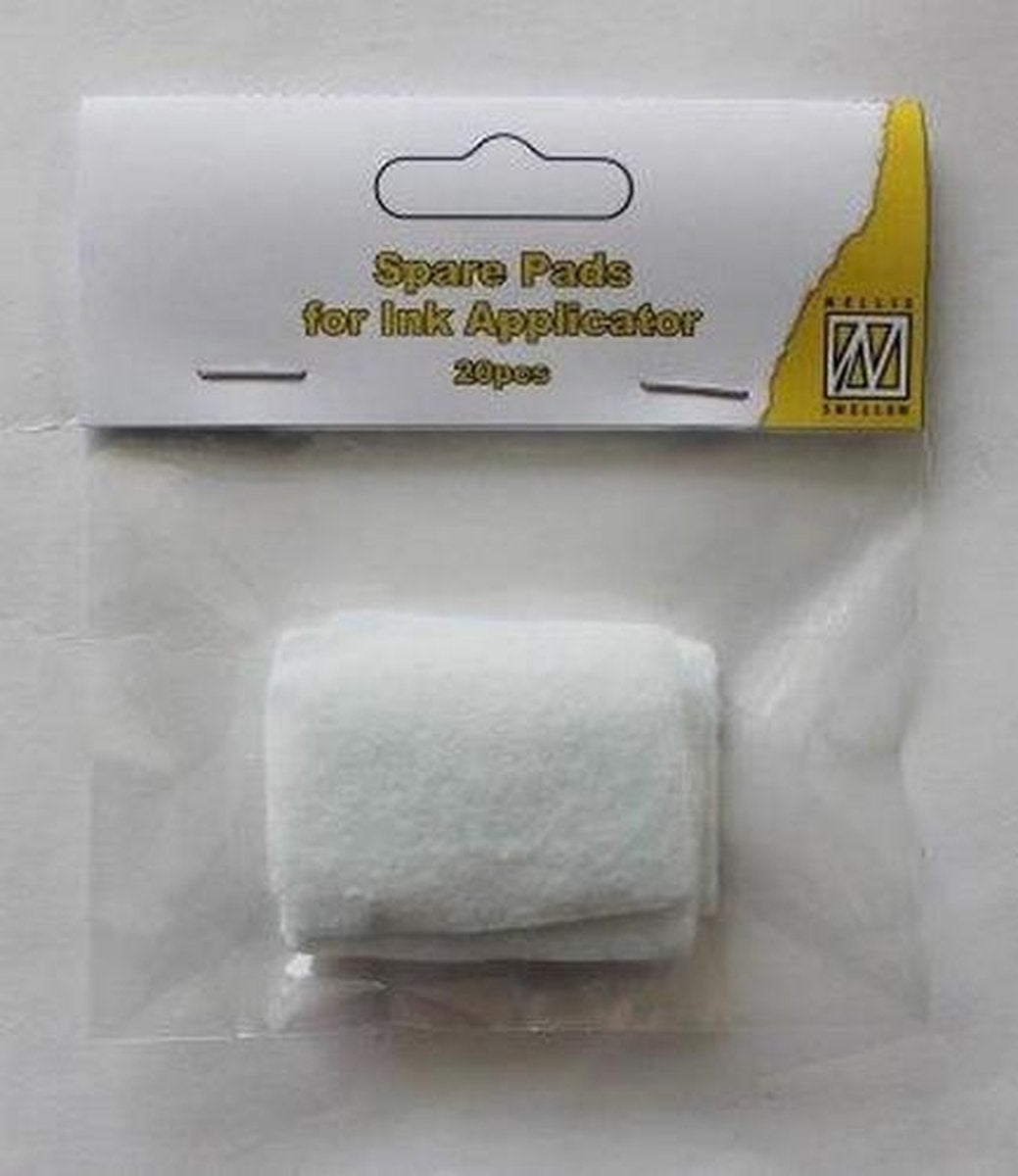 SIAP001 Spare pads ink felt -  Reserve pads voor inkt applicator IAP001 - rechthoek vilt reserve viltjes 4
