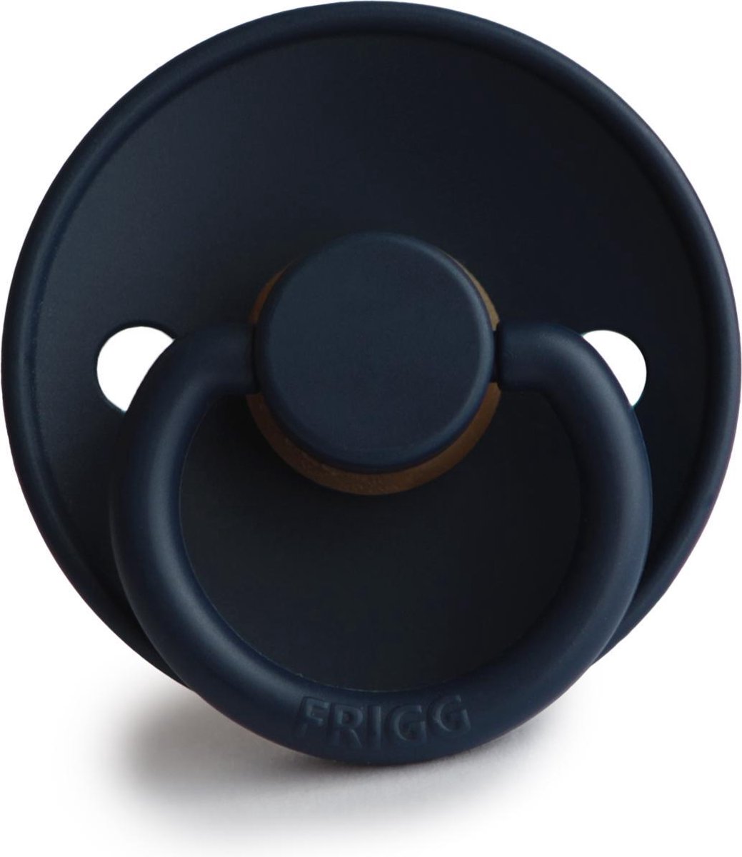 FRIGG Fopspeen maat 1 - 0-6 maanden - Dark Navy - Natuurrubber