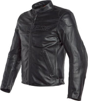 Dainese Bardo Black Leather Motorcycle Jacket 58