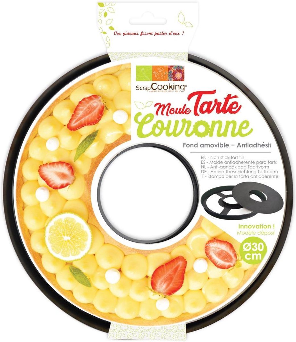 Scrapcooking - Bakvorm - Cookie Cake Vorm - Non-Stick - Ø30cm