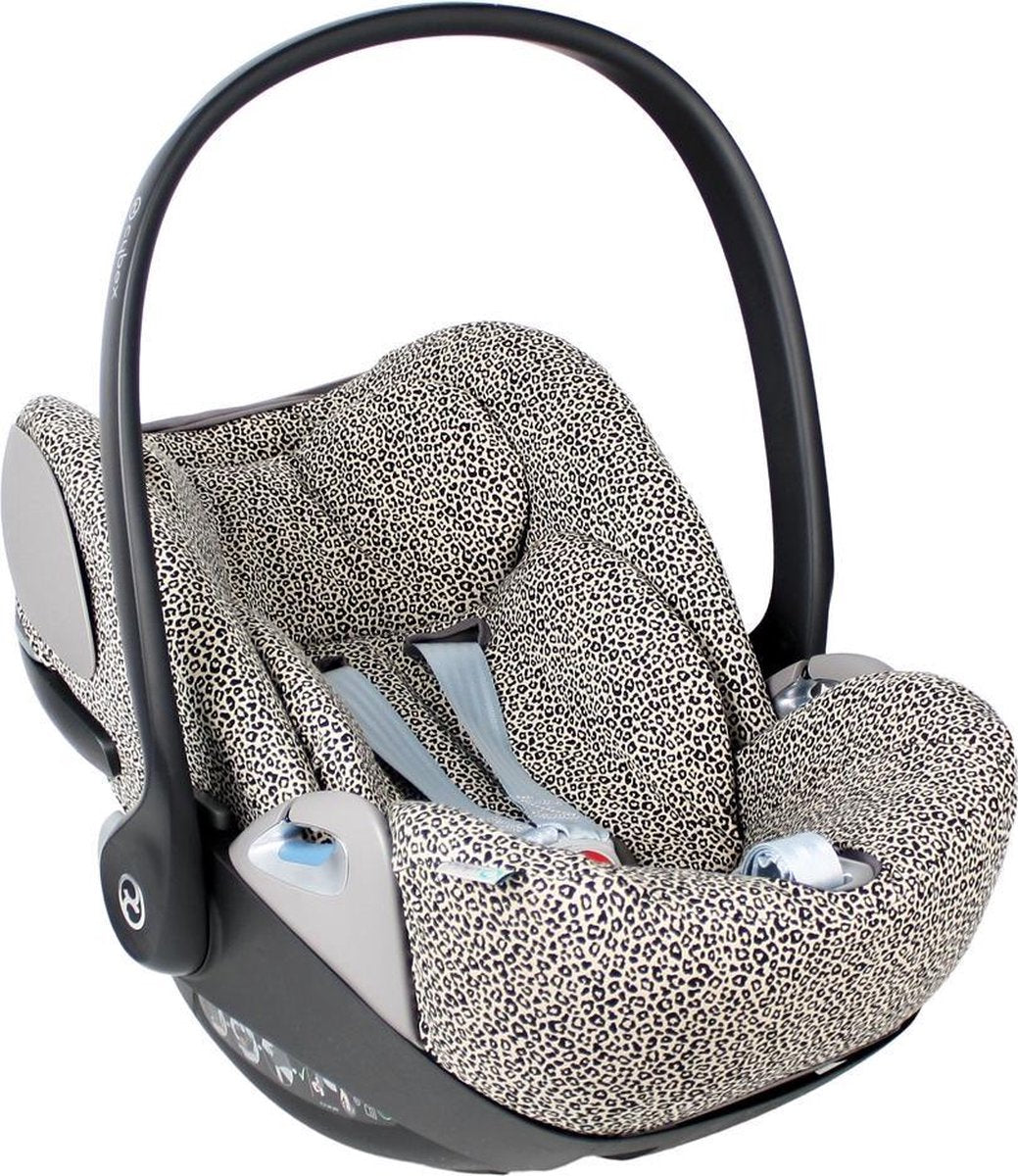 Ukje - Cybex autostoel hoes Cybex Cloud Q - zand luipaard