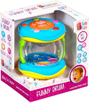 Bam Bam - Ik ben een grappige trom - kleurrijke lichten en melodieën - Interactief Speelgoed voor Baby / Peuter - Met Geluids effecten