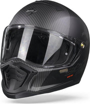 SCORPION EXO-HX1 HOSTIUM MATT BLACK SILVER FULL FACE HELMET M