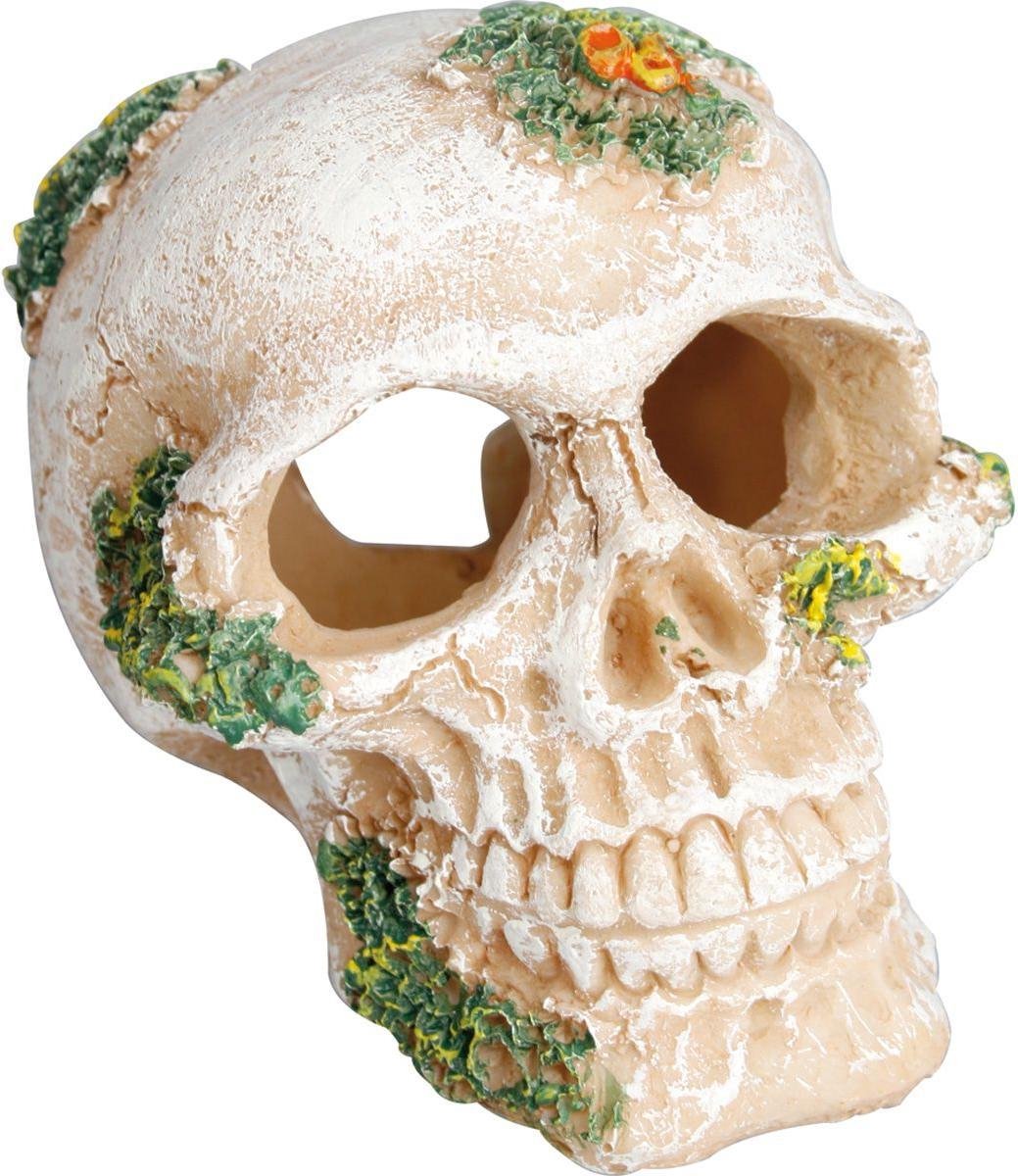 Aquarium decoratie Skull - 6.5 x 8 x 6.5 cm
