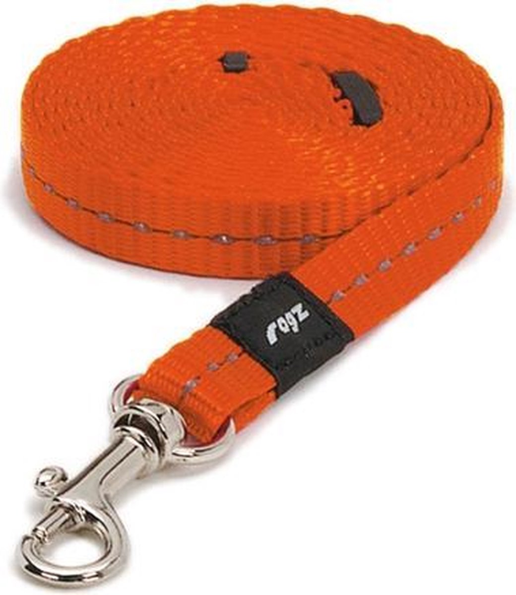 Rogz for dogs nitelife lijn oranje - 11 mmx1