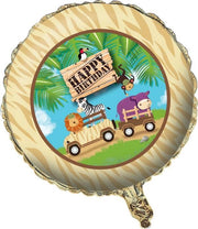 Folie ballon thema Safari - Feestdecoratievoorwerp