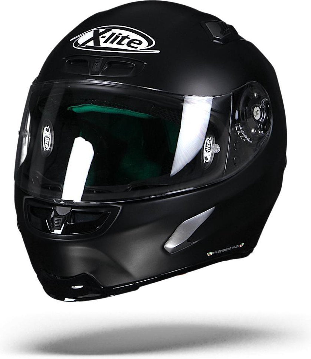 X-Lite X-803 Start Flat Zwart 004 Crosshelm - Motorhelm - Maat S