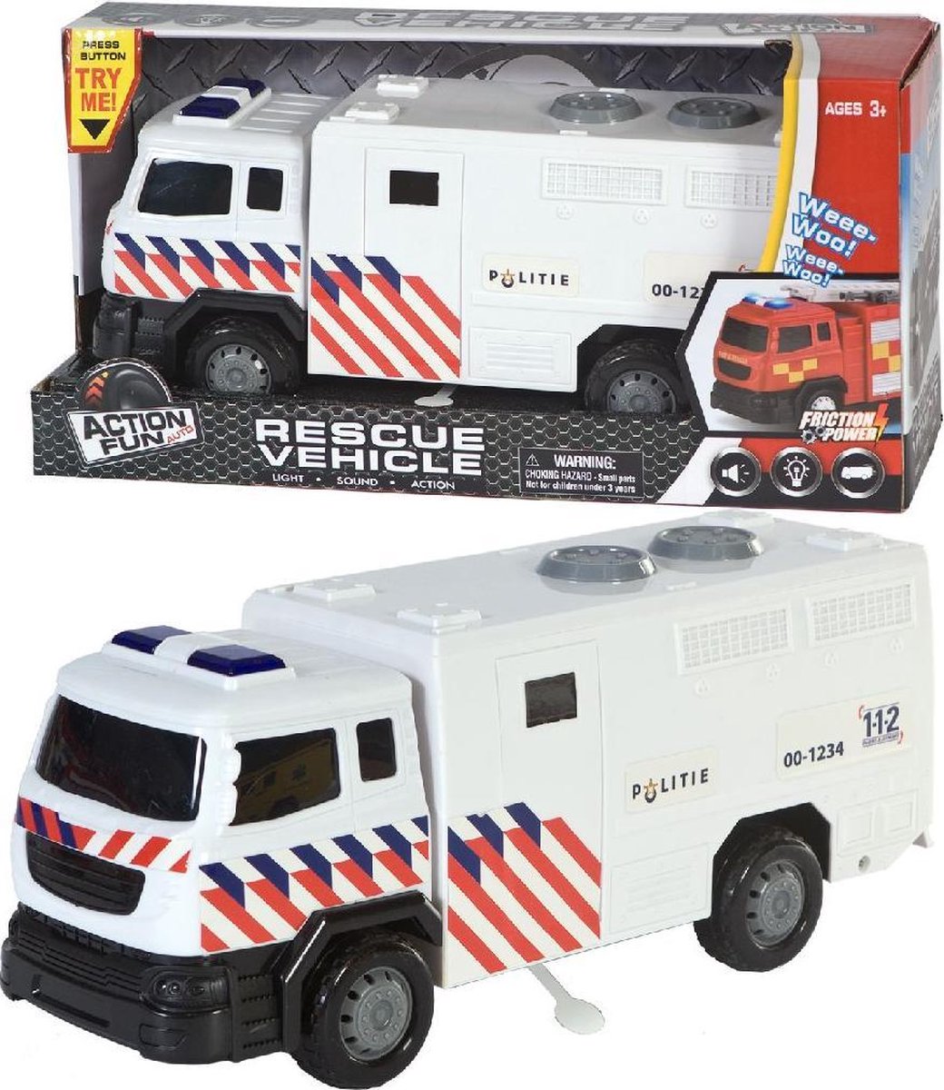Politie Friction Truck + licht/geluid
