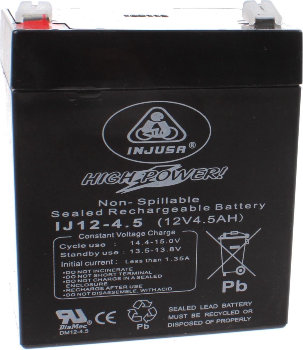 Injusa Oplaadbare Batterij High Power 12v-4