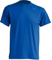 JHK t-shirts kleur royal blue maat 3XL - Set van 5 stuks