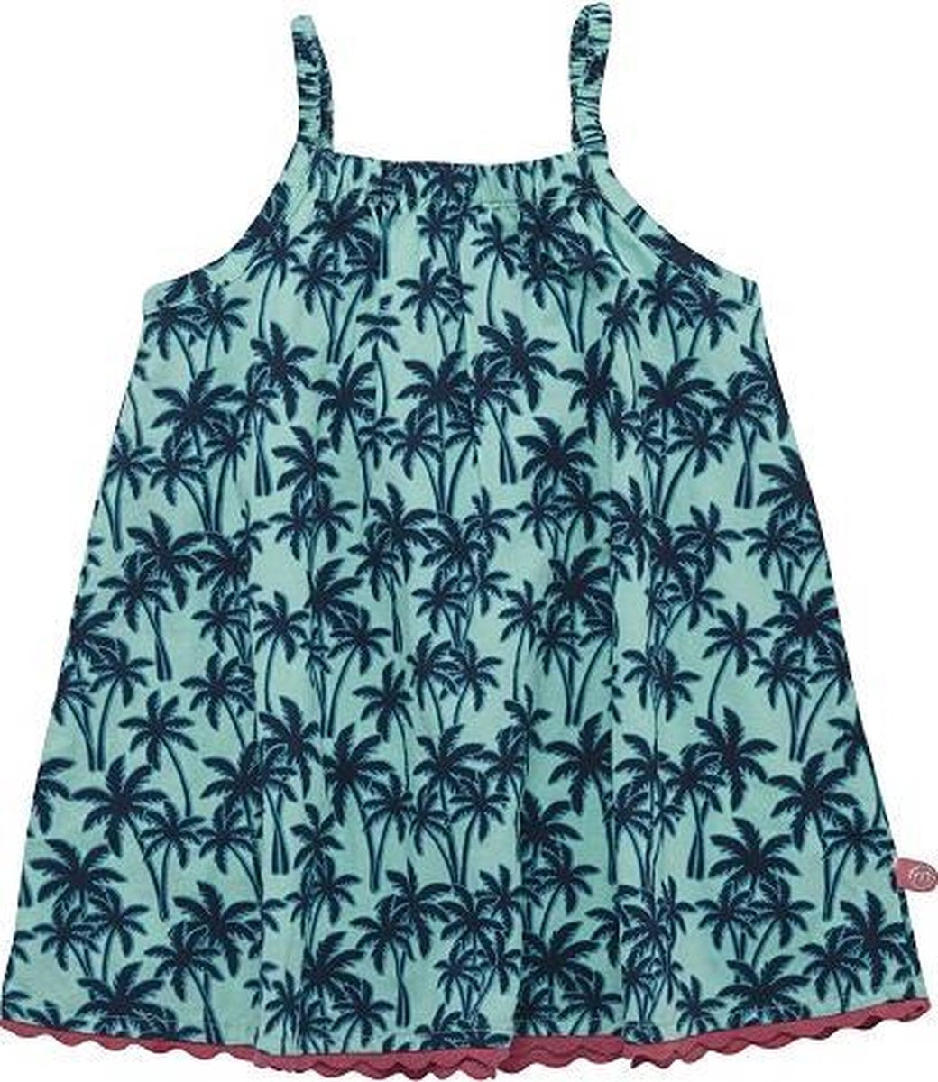 Minymo - jurk - spagettibandjes - holiday - mint - Maat 104