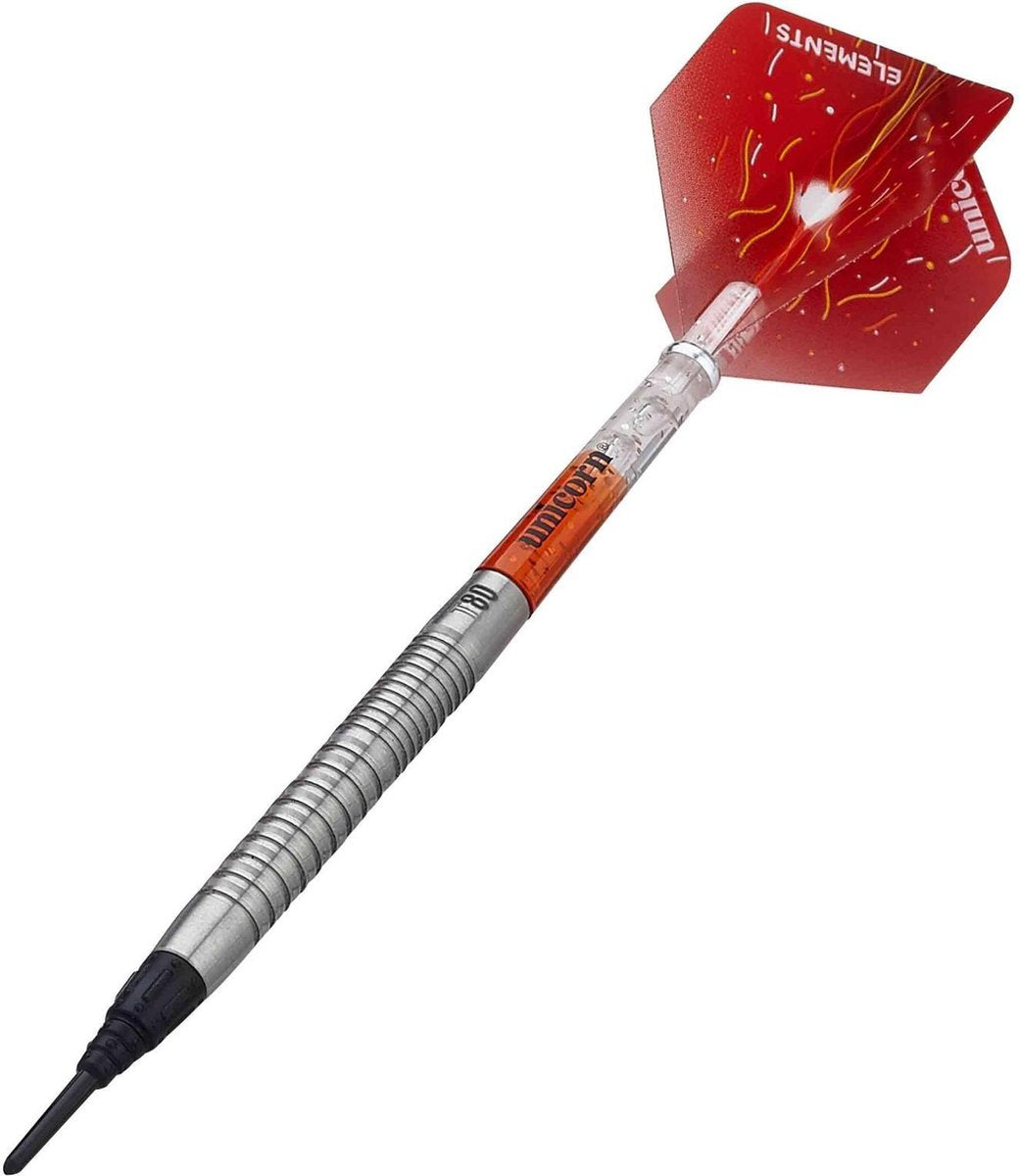 Unicorn Dartpijlen Core Xl Striker Softtip 19g Tungsten Zilver