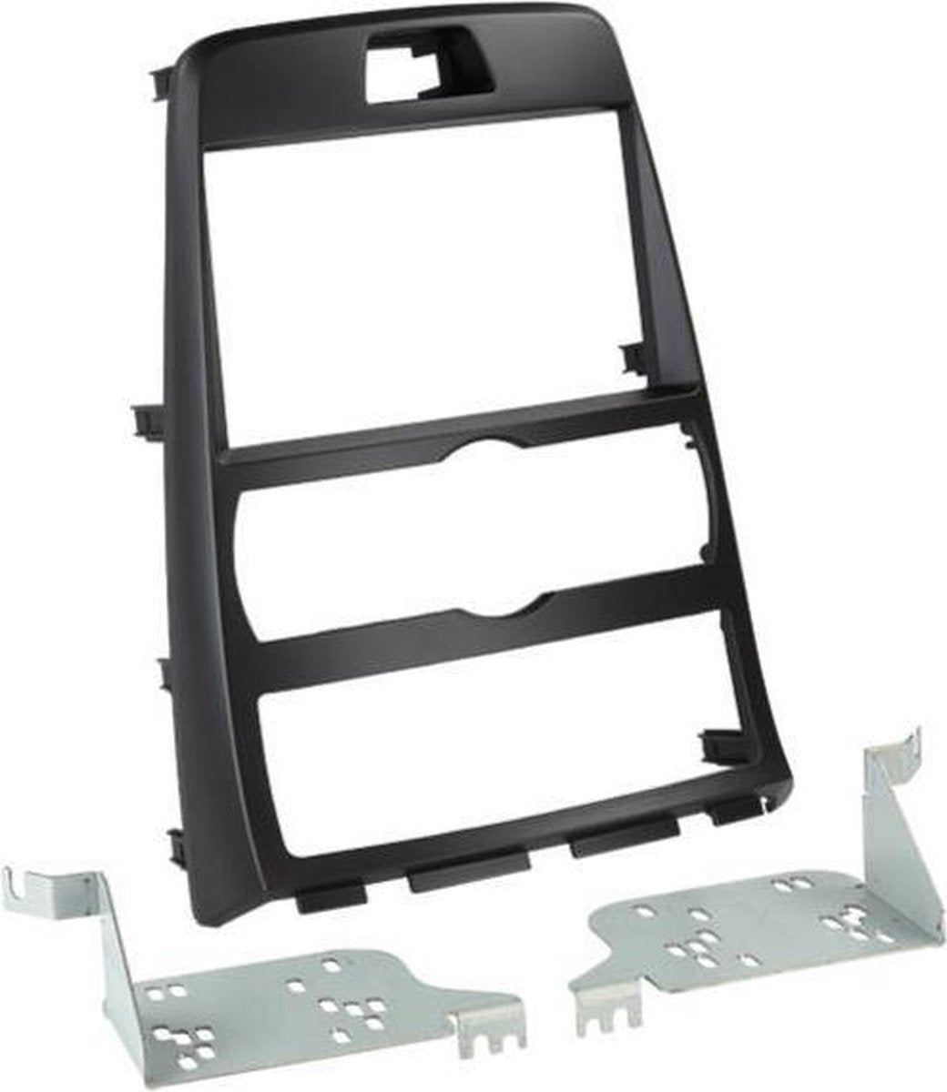 2-DIN Paneel Hyundai Genesis Coupé 2010-2013 Kleur: Zwart