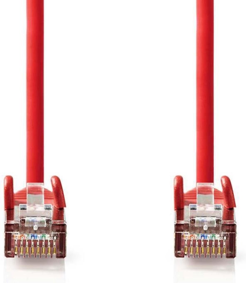 Cat 5e SF/UTP Network Cable | RJ45 Male - RJ45 Male | 0.5 m | Red