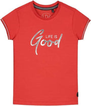 Levv T-shirt - Shortsleeve Gijsje fiery red -maat 98