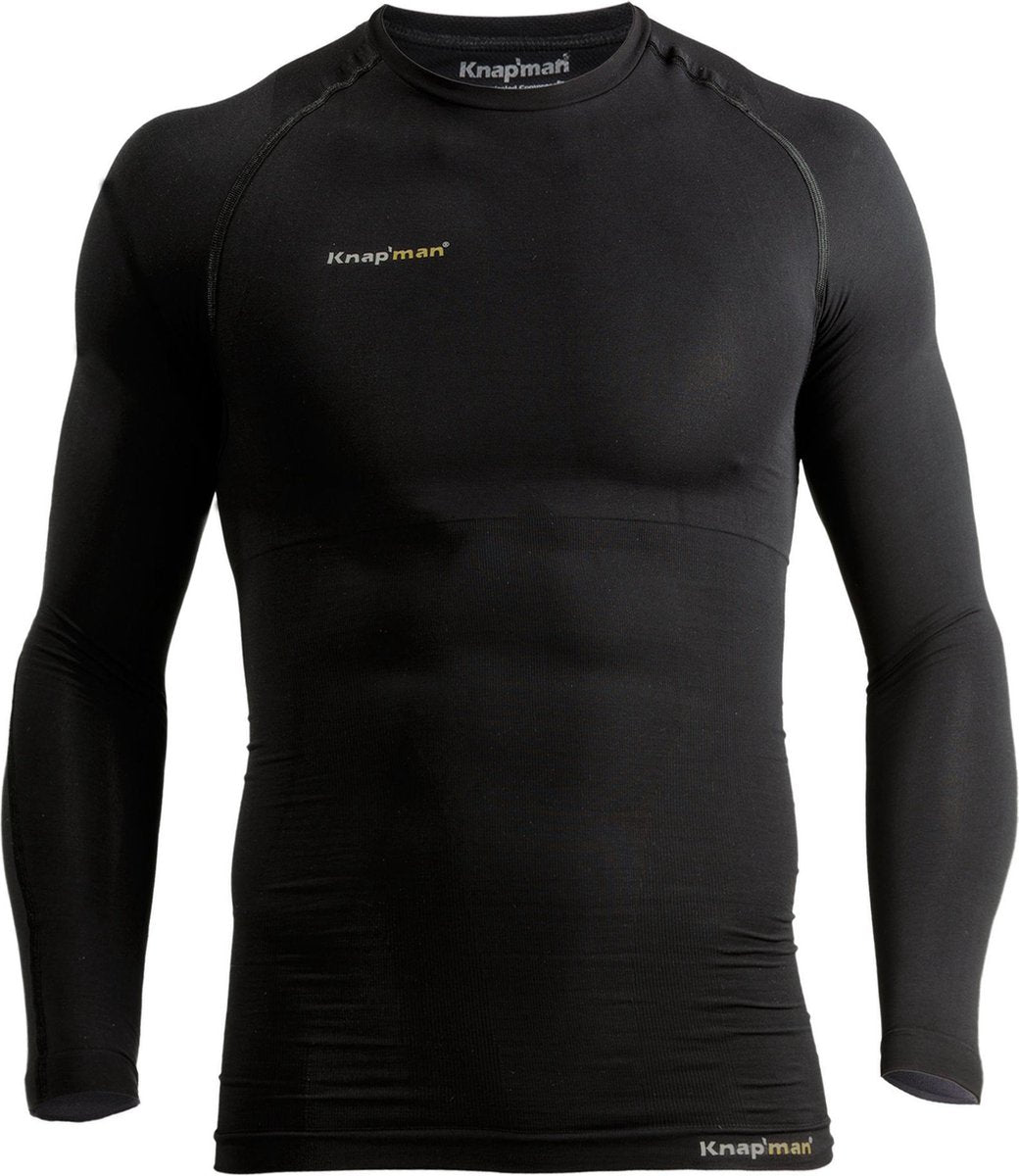 Knapman ThermoActive Compressieshirt zwart - maat M