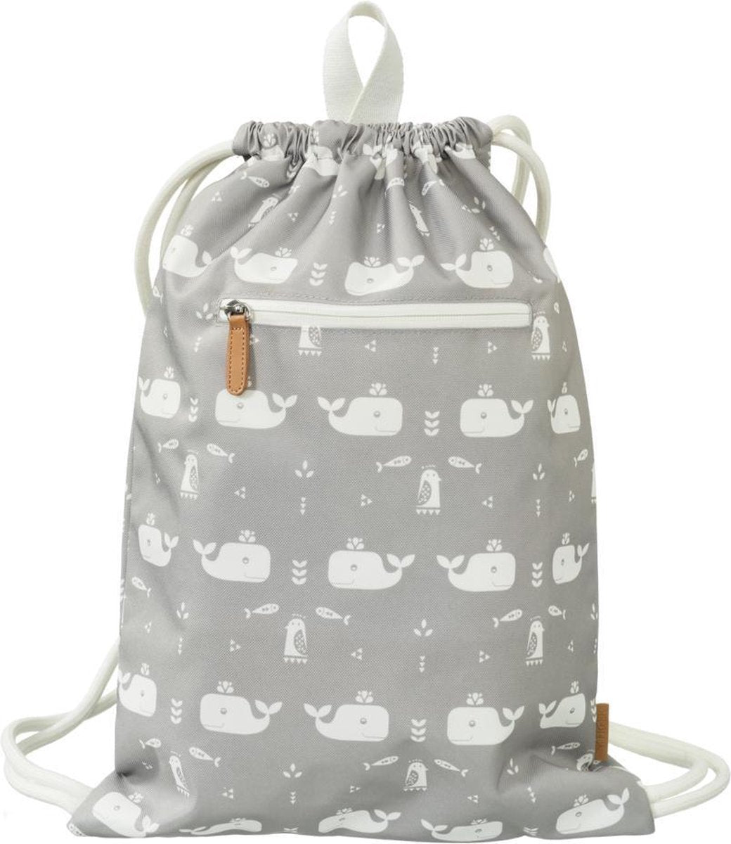 Fresk Zwemtas Whale Dawn Grey