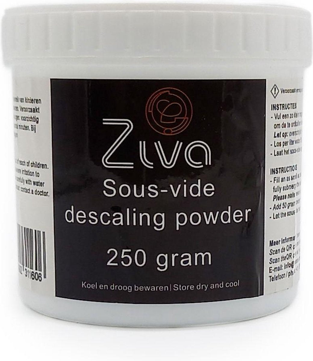 Ziva sous-vide ontkalkingspoeder
