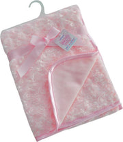 Soft Touch Dekentje 75x100 cm - Roze Roosjes - Maat 75 x 100 cm