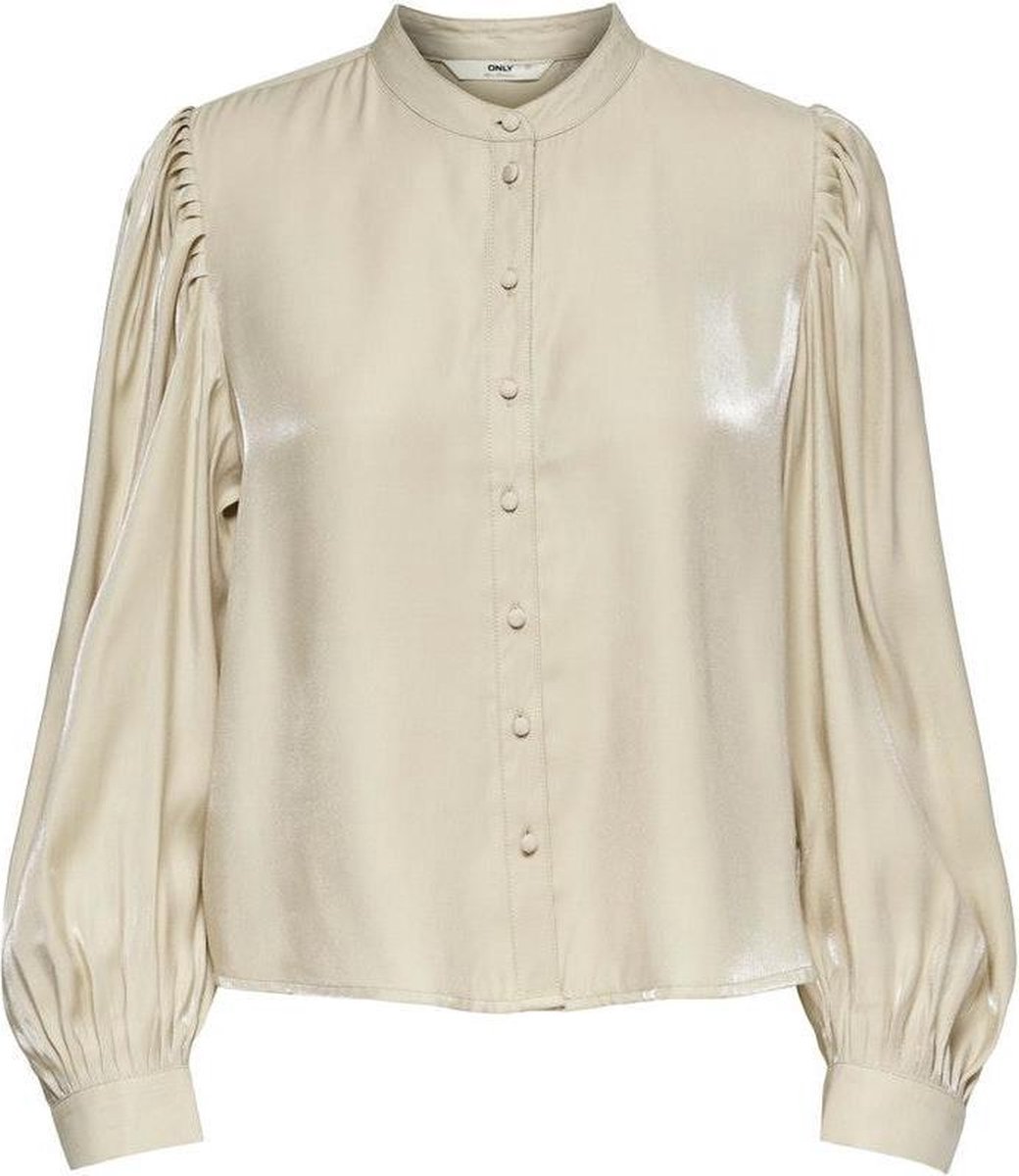 Onlabigale Life Ls Dnm Blouse Qyt 15210023 Macadamia