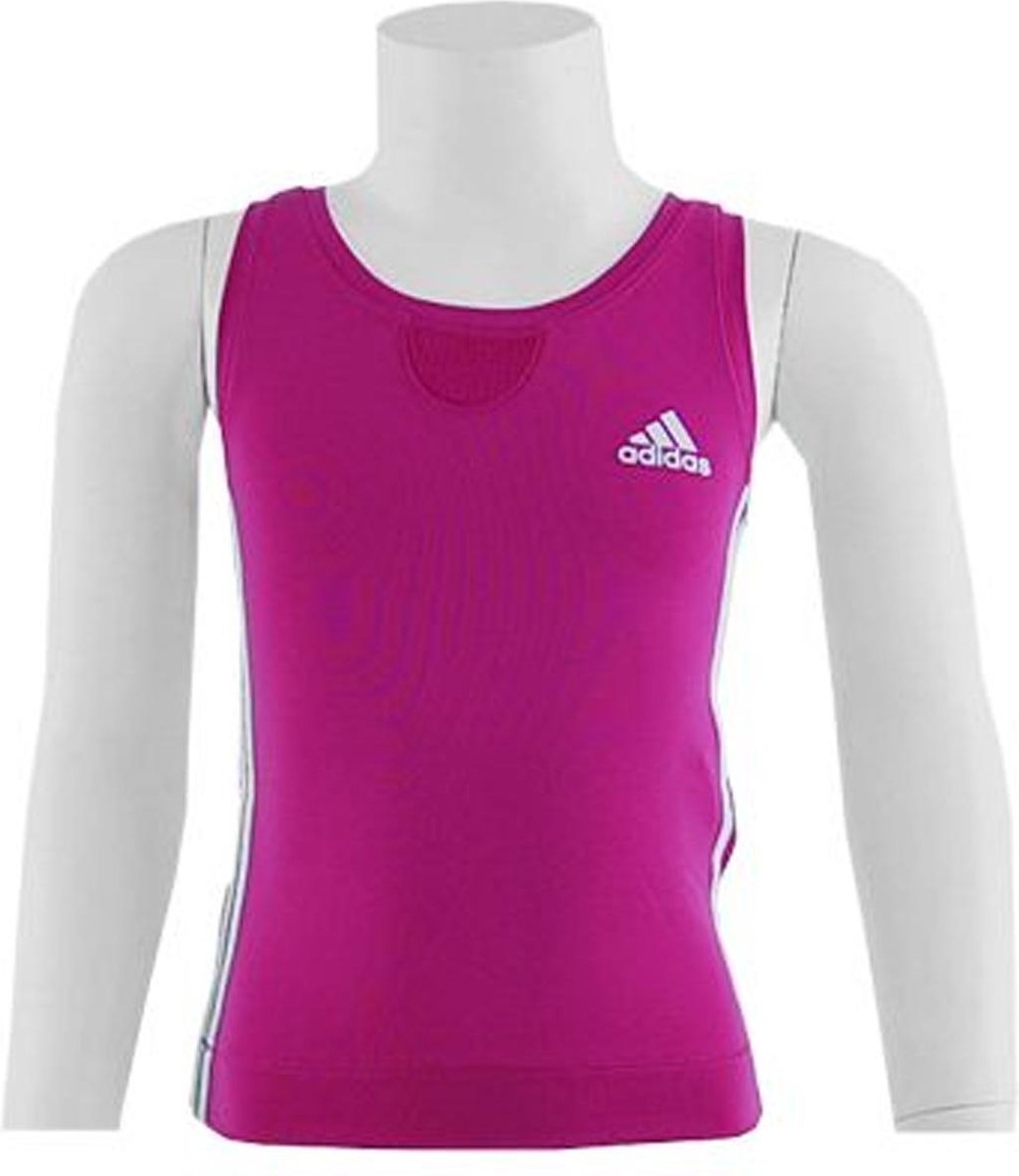 adidas YG MF Tank - Sportshirt - Kinderen - Maat 110 - Pink