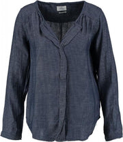 Replay blauwe loose fit blouse - Maat S