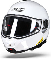 Nolan N100-5 Classic Metal Wit N-Com 005 Systeemhelm - Motorhelm - Maat S
