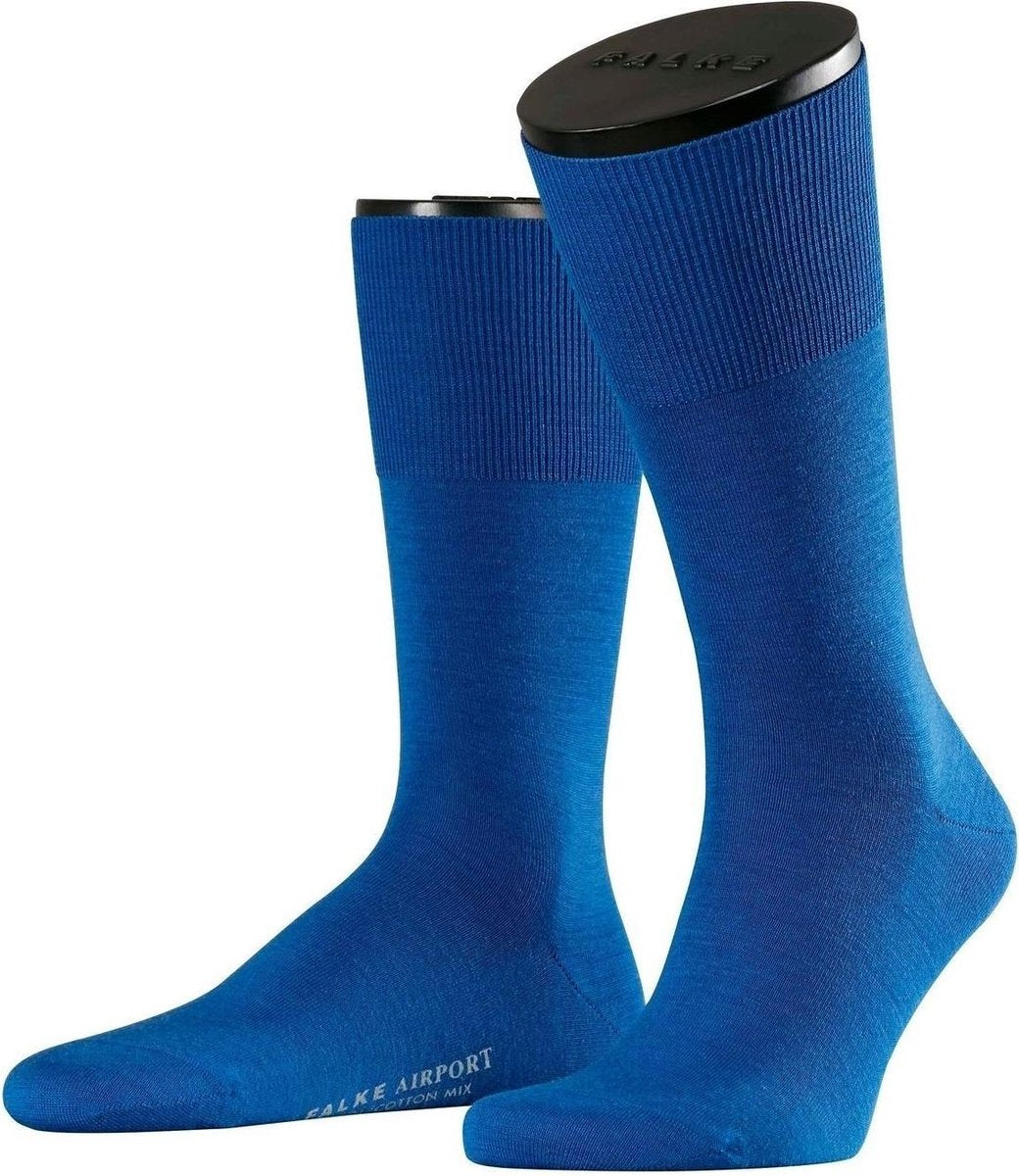 FALKE Airport Heren Sokken - Sappire - Maat 41-42