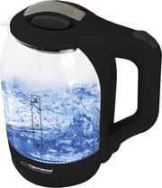Esperanza Yukon | Glazen Waterkoker | Blauw LED-Verlichting | 1