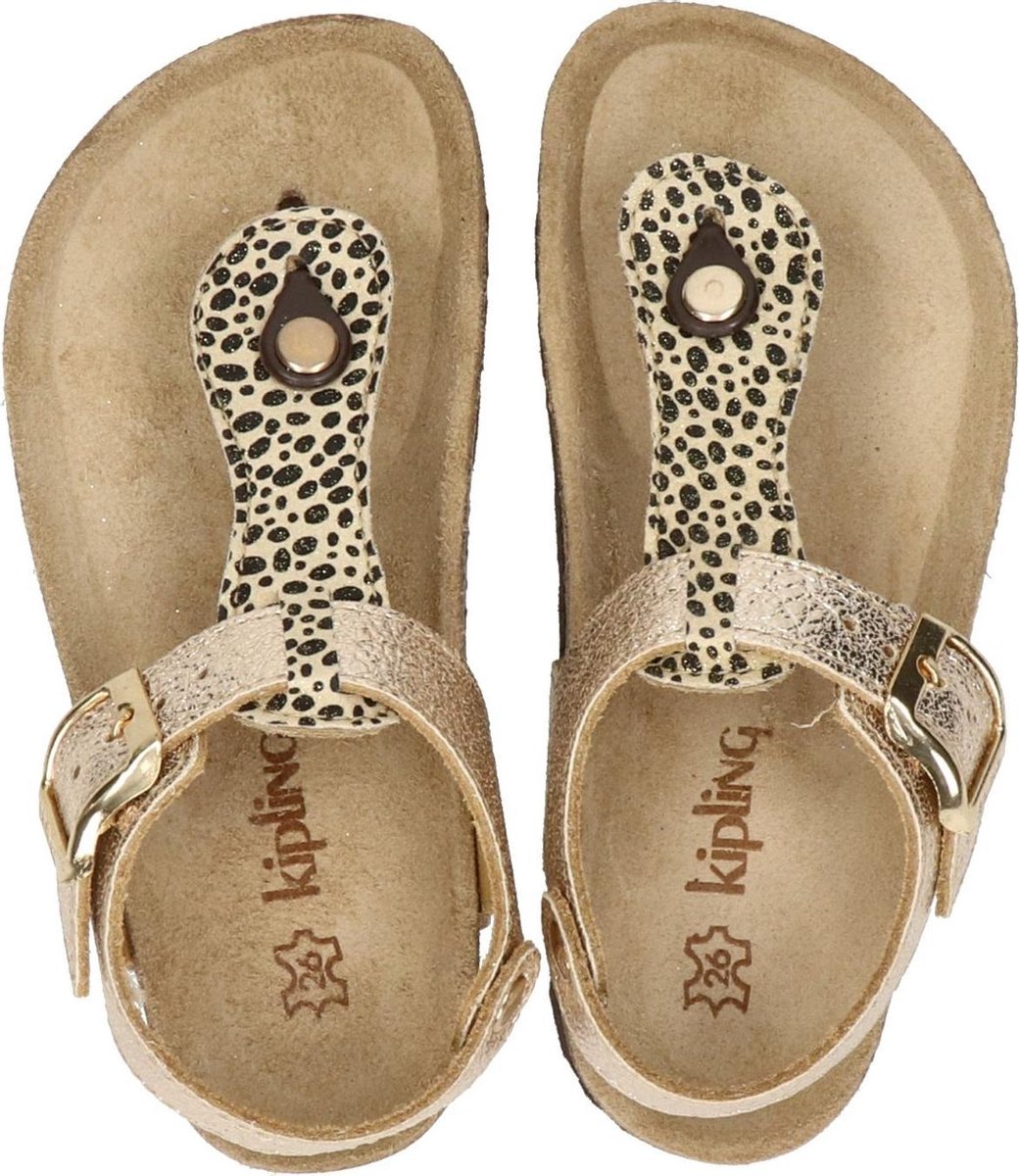 Kipling Rikulu 4 meisjes sandaal - Goud - Maat 31