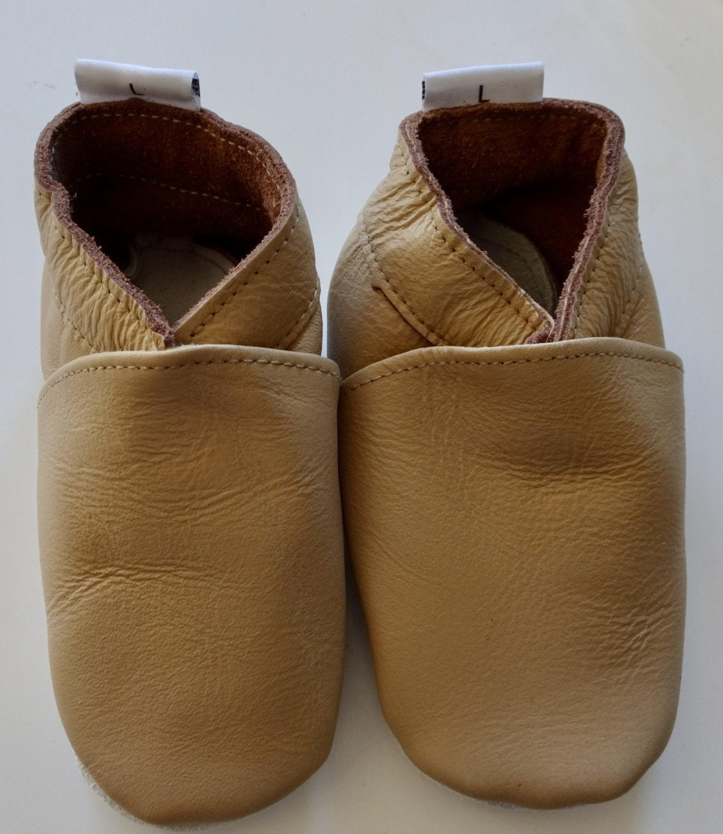 Babysteps slofjes Camel maat M
