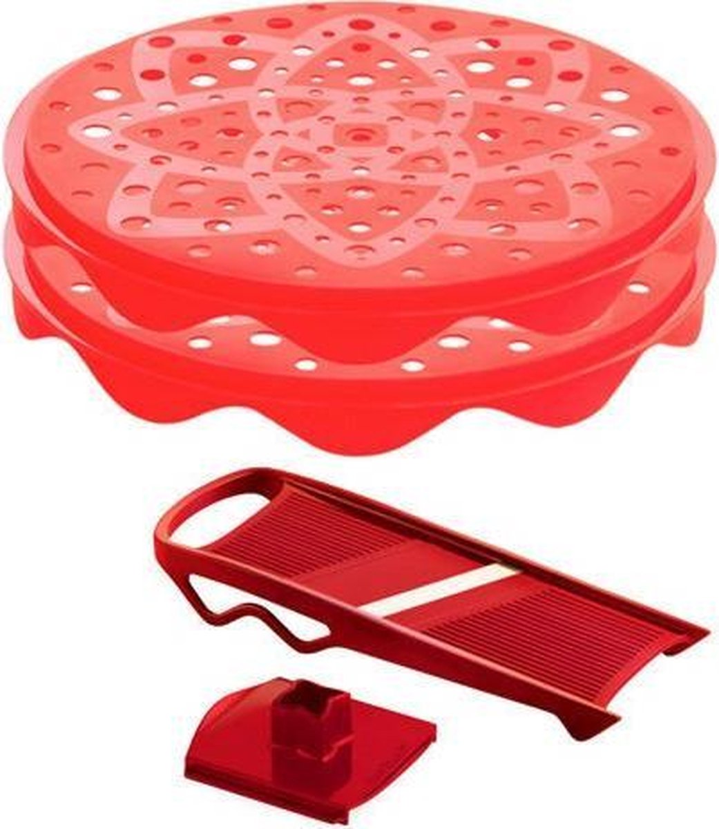 Mastrad Chipsmaker - Siliconen - Rood