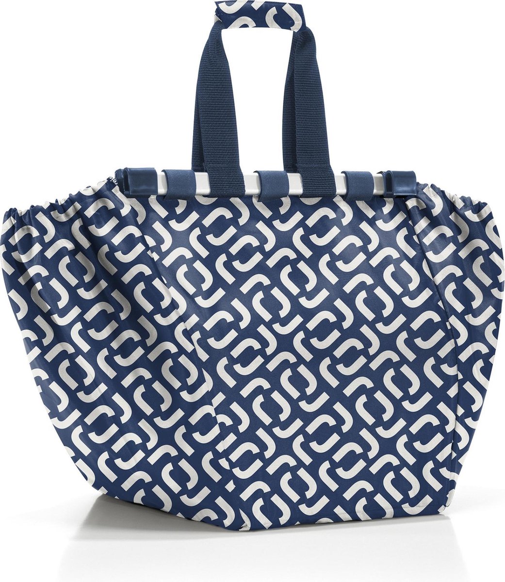 Reisenthel Easyshoppingbag Shopper Voor Winkelwagen - 30L - Signature Navy Blauw