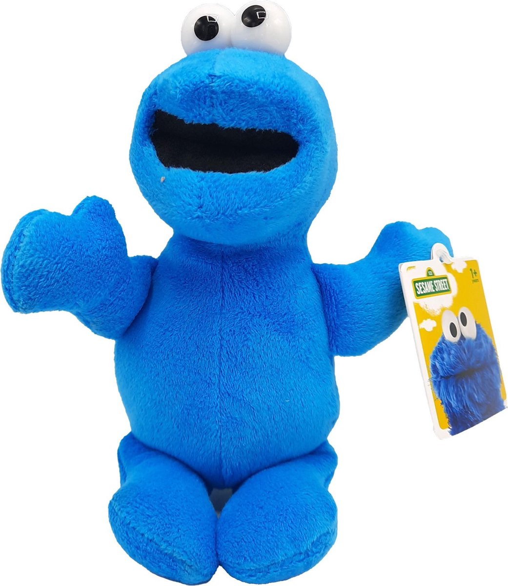Sesamstraat Koekiemonster - Pluche Knuffel - 20 cm