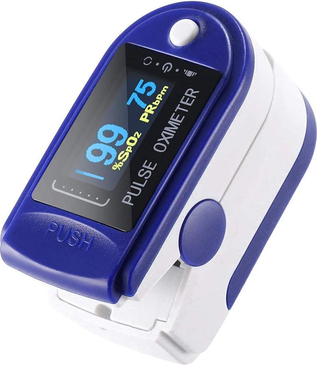 Omnium - Saturatiemeter - Hartslagmeter - Pulse Oximeter - Oximeter -  Zuurstofmeter vinger - Voor vinger