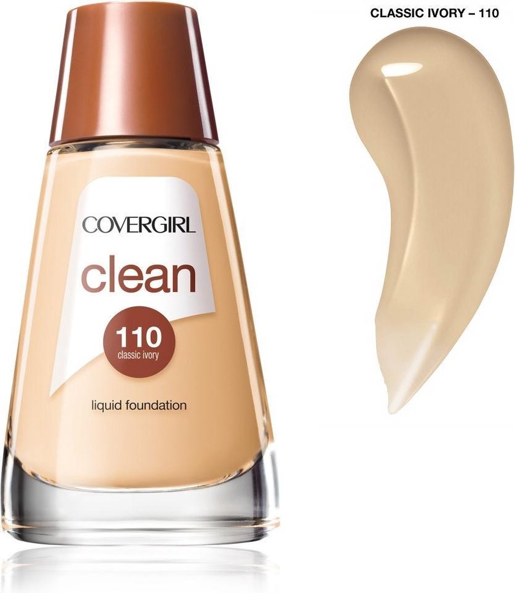 Covergirl Clean Normal Skin Foundation - 110 Classic Ivory