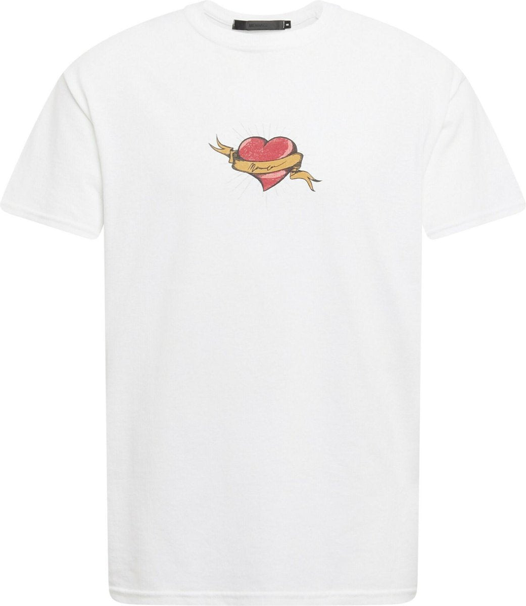 Mennace shirt havana tattoo heart Grasgroen-S
