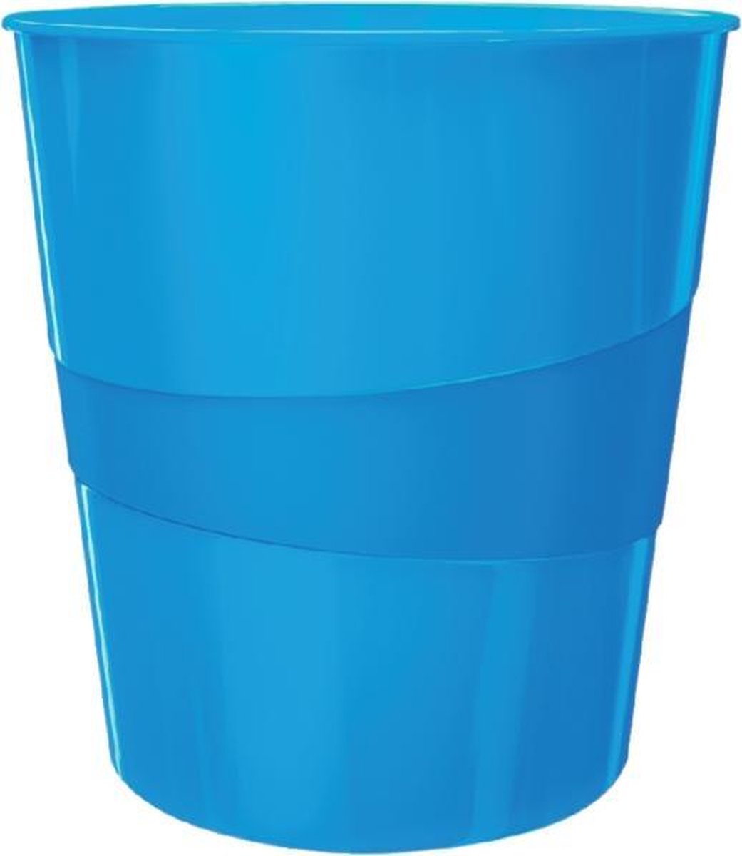 Papierbak Leitz Wow 15 Liter Blauw