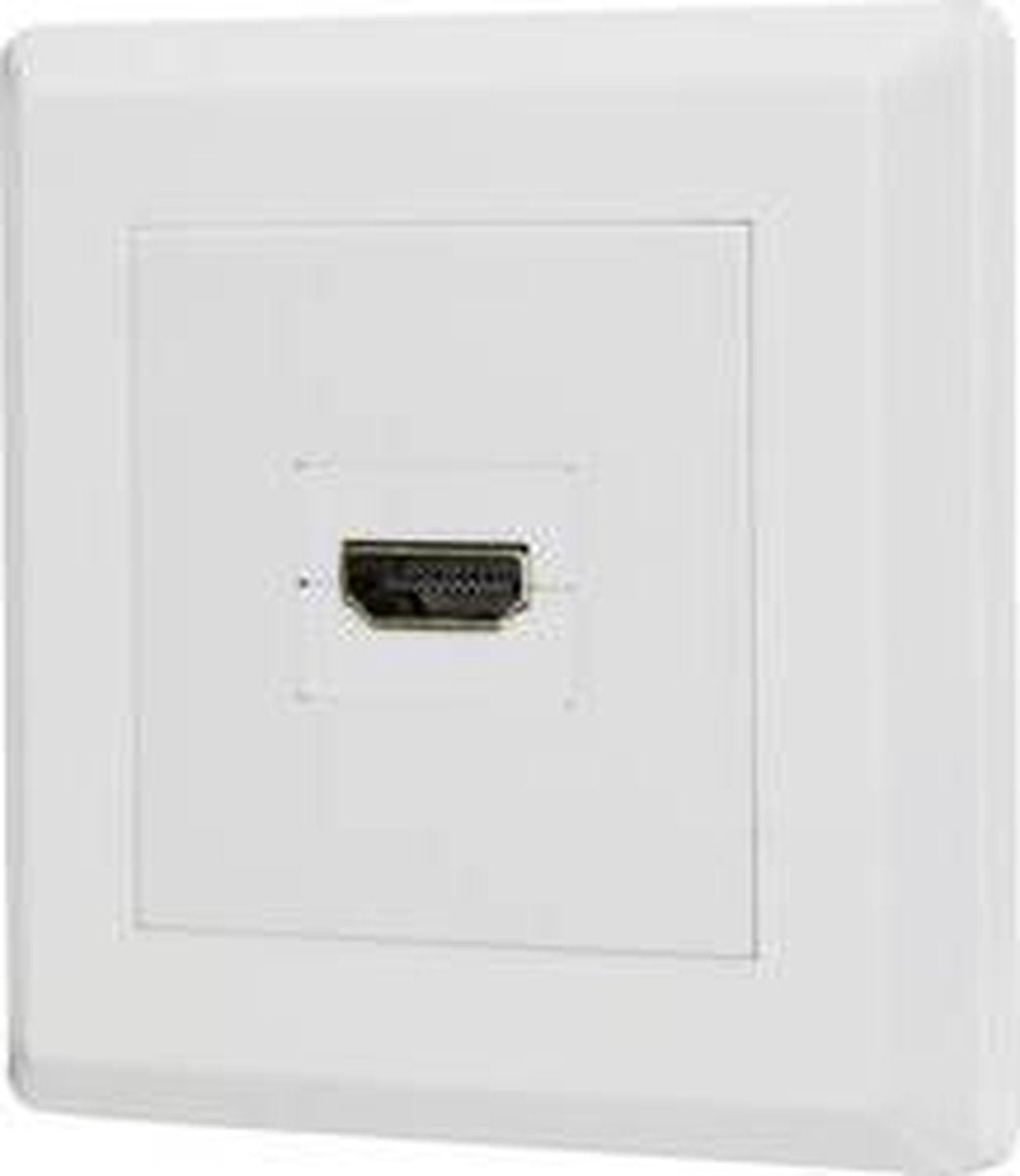 Renkforce RF-3385662 HDMI Adapter [1x HDMI-bus - 1x HDMI-bus] Wit Vergulde steekcontacten