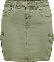 ONLY ONLMISSOURI LIFE RG CARGO SKIRT PNT NOOS Dames Rok - Maat S