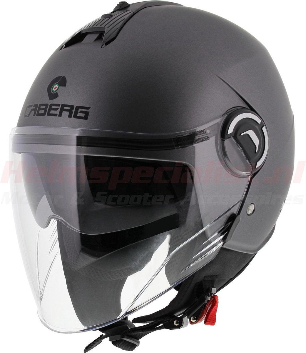 Caberg motorhelm Jet Riviera V4 mat titanium XXL