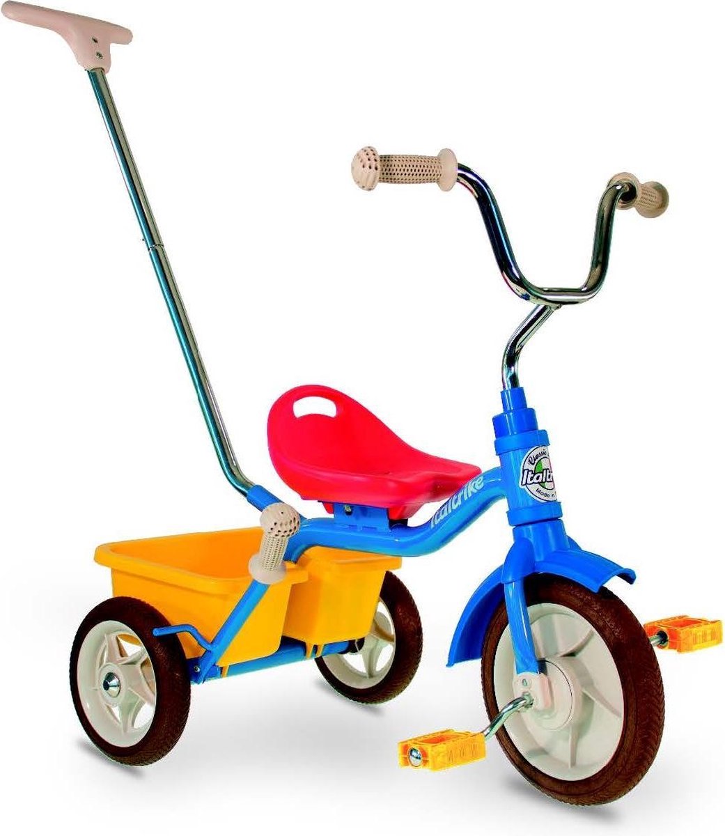 Italtrike Colorama Passenger Driewieler - Driewieler - Jongens en meisjes - Blauw - 10 Inch